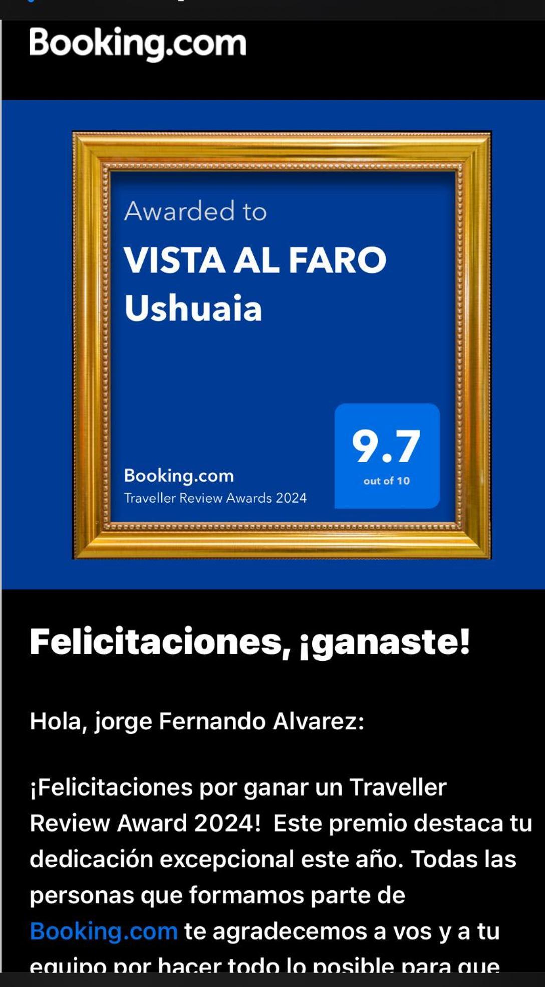 Апартаменты Vista Al Faro Ушуая Экстерьер фото